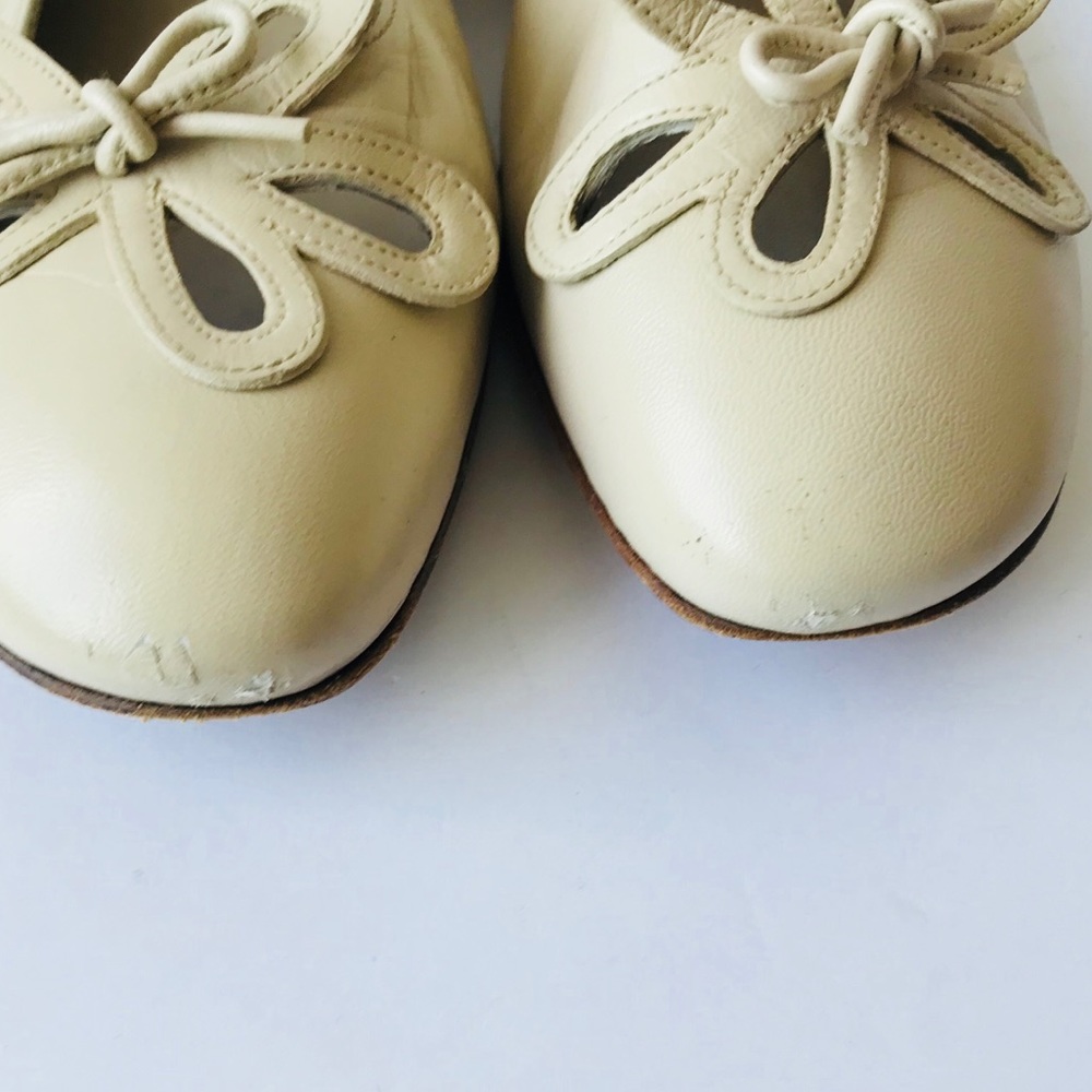 Stuart Weitzman Cream Shoes Size 7 M - Picture 8 of 8